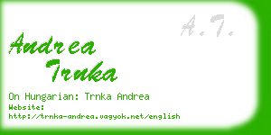 andrea trnka business card